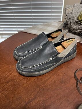 Rockport Leather Slip On Casual Loafers